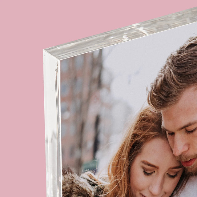 Fotografia A Podpis: Tvoja Fotografia - Akrylový Blok (Vertikálne)