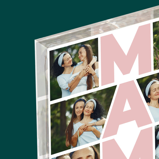 Fotokoláž: Mama Fotokoláž - Akrylový Blok (Vertikálne)