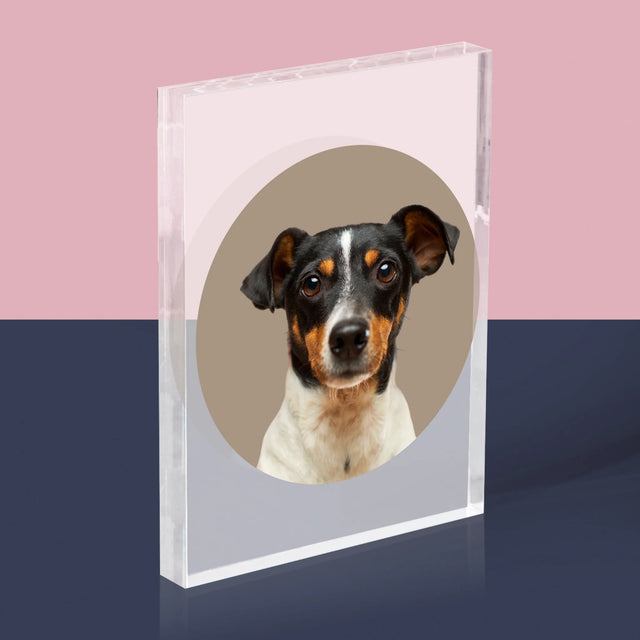 Fotografia: Tvoj Pes - Akrylový Blok (Vertikálne)