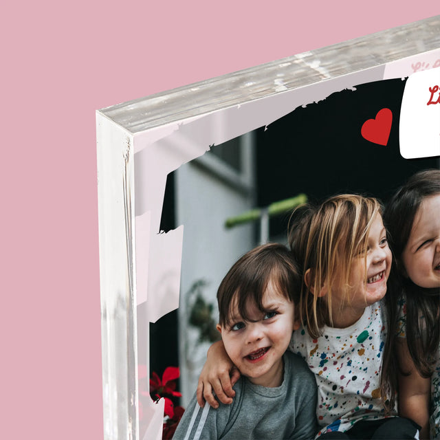 Fotografia A Podpis: Pre Milovanú Babku - Akrylový Blok (Vertikálne)