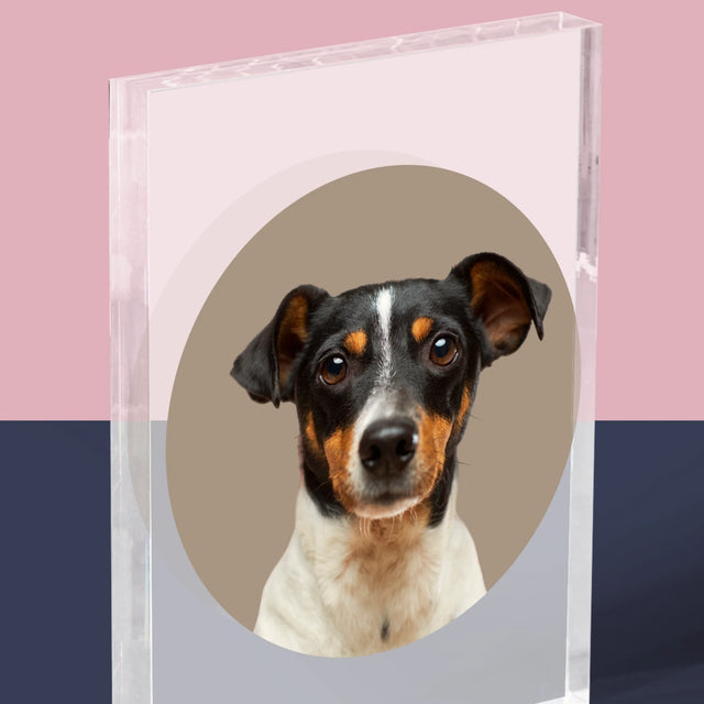 Fotografia: Tvoj Pes - Akrylový Blok (Vertikálne)