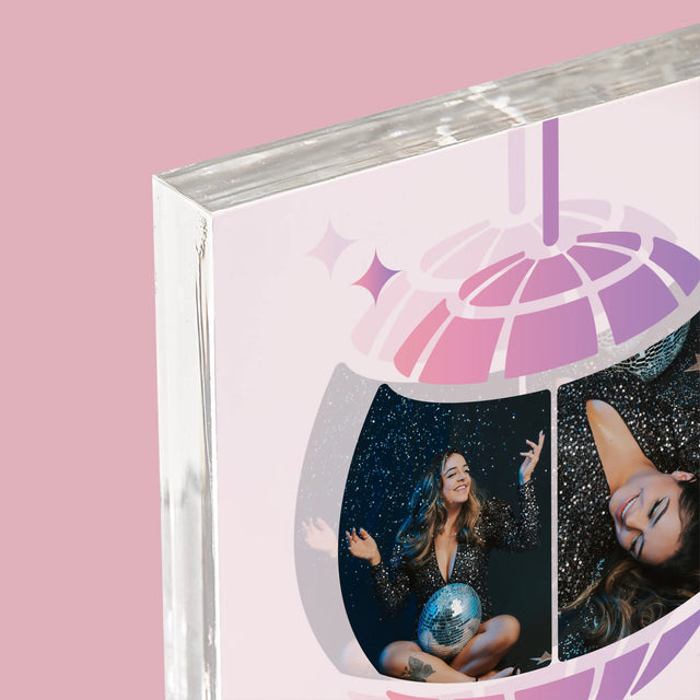 Fotokoláž: Kráľovná Disco 2 Fotografie - Akrylový Blok (Vertikálne)