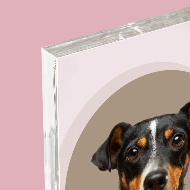 Fotografia: Tvoj Pes - Akrylový Blok (Vertikálne)