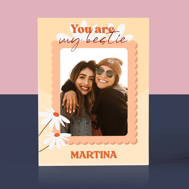 Fotokoláž: Fotografia Besties - Akrylový Blok (Vertikálne)