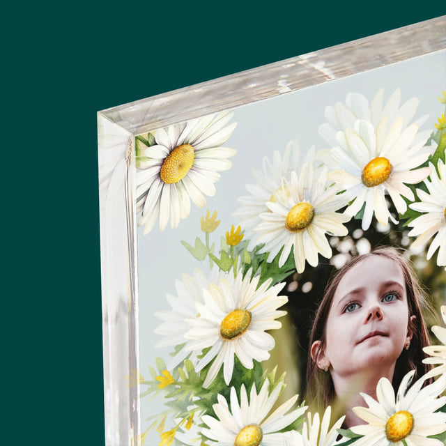 Fotografia A Podpis: Pamiatka 1. Sv Prijímania Sedmokrásky - Akrylový Blok (Vertikálne)