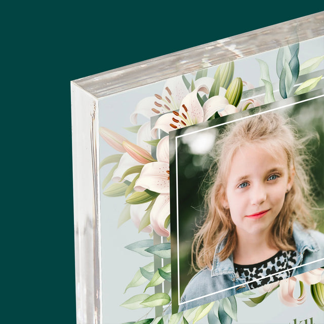 Fotografia A Podpis: Na Pamiatku 1. Sv Prijímania - Akrylový Blok (Vertikálne)