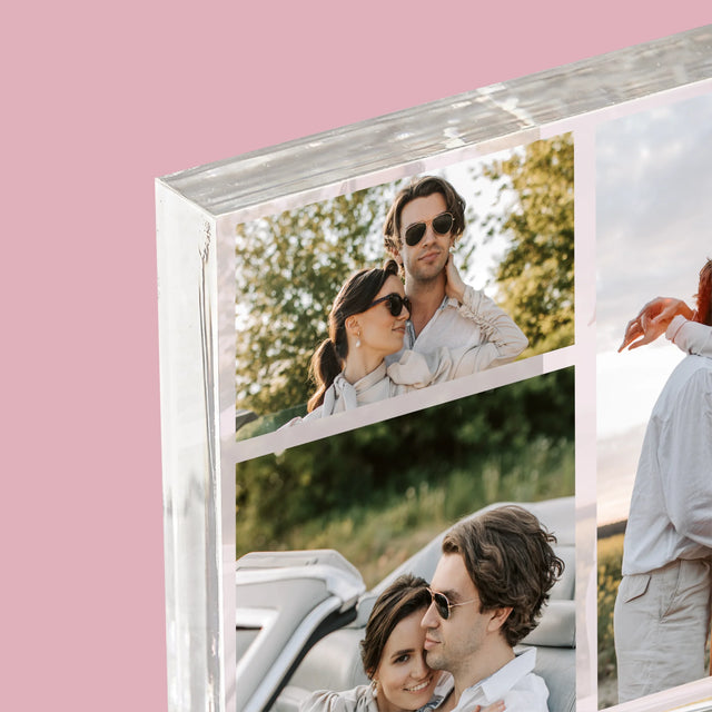 Fotokoláž: Vážení - Akrylový Blok (Vertikálne)