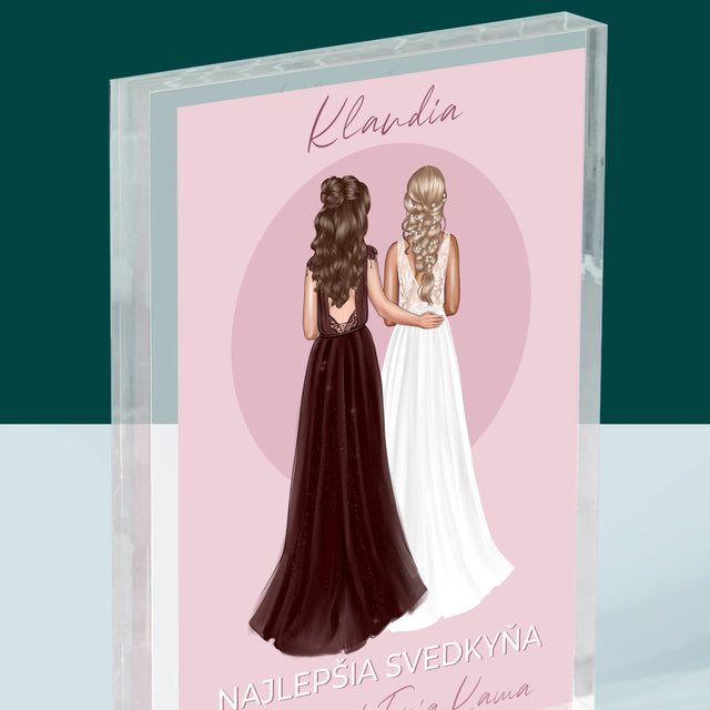 Tvorenie Postavy: Najlepšia Svedkyňa - Akrylový Blok (Vertikálne)