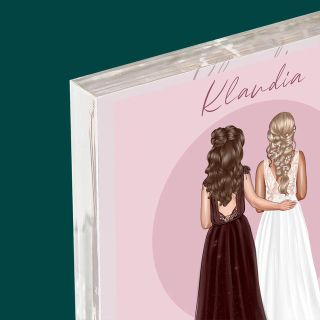 Tvorenie Postavy: Najlepšia Svedkyňa - Akrylový Blok (Vertikálne)