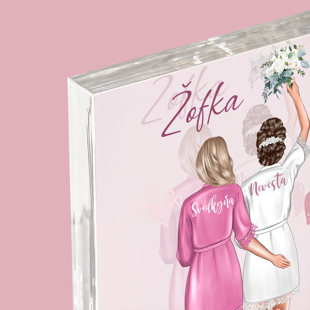 Tvorenie Postavy: Budeš Mojou Svedkyňou - Akrylový Blok (Vertikálne)