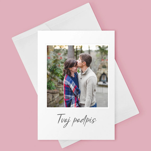 Fotografia A Podpis: Tvoja Fotografia A Podpis - Kartička S Prianiami