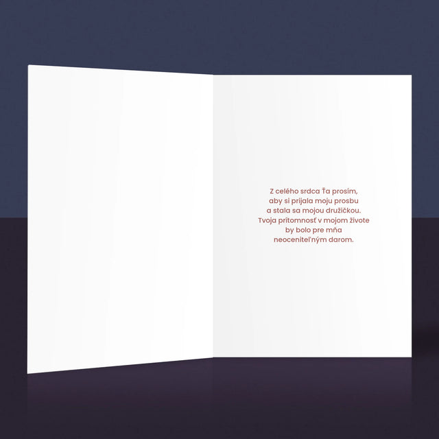 Fotokoláž: Staneš Sa Družičkou? - Kartička S Prianiami