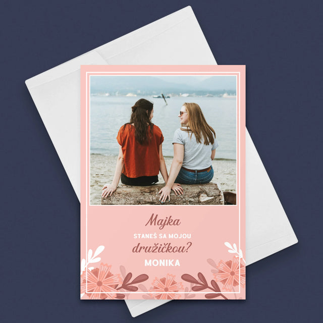 Fotokoláž: Staneš Sa Družičkou? - Kartička S Prianiami