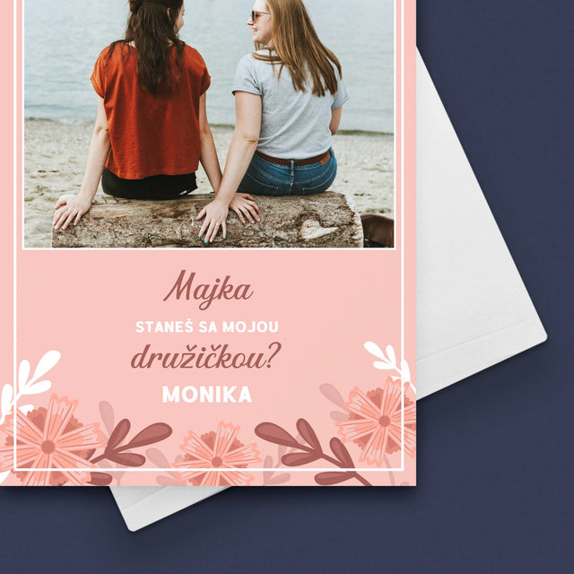Fotokoláž: Staneš Sa Družičkou? - Kartička S Prianiami