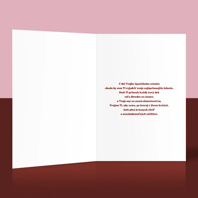 Fotokoláž: Fotografia Besties - Kartička S Prianiami