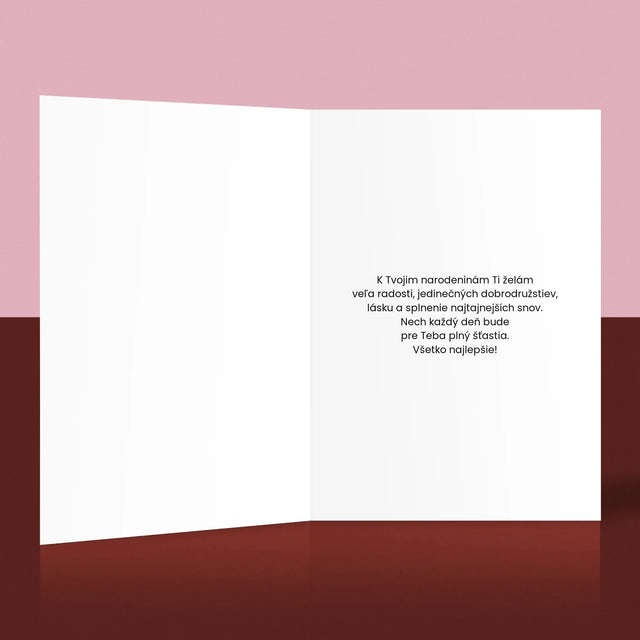 Slovo Z Fotografií: Sestra Z Tvojich Fotografií - Kartička S Prianiami