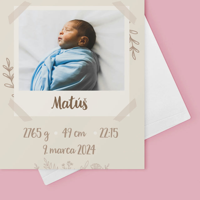 Údaje Narodenia Dieťaťa: Narodenie Dieťaťa Vetvičky - Kartička S Prianiami