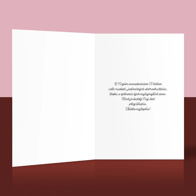 Fotokoláž: Úžasná Tridsiatnička - Kartička S Prianiami