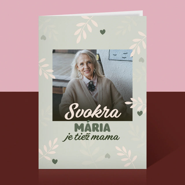 Fotokoláž: Svokra Je Tiež Mama - Kartička S Prianiami