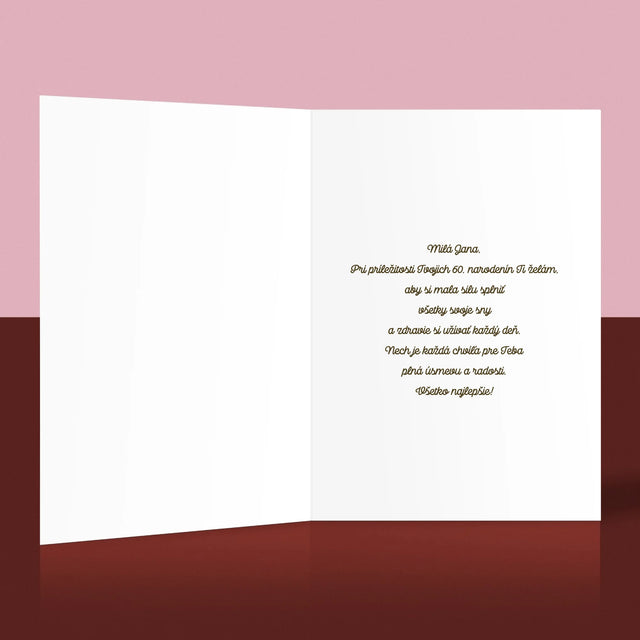 Fotografia A Podpis: Nič Nemusím! Dôchodkyňa - Kartička S Prianiami