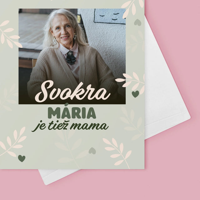 Fotokoláž: Svokra Je Tiež Mama - Kartička S Prianiami