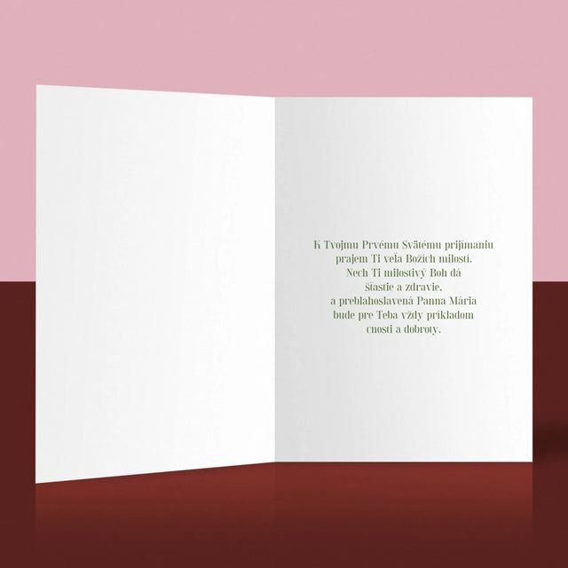 Fotografia A Podpis: Na Pamiatku 1. Sv Prijímania - Kartička S Prianiami