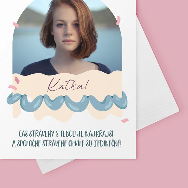 Fotografia A Podpis: Narodeniny - Kartička S Prianiami