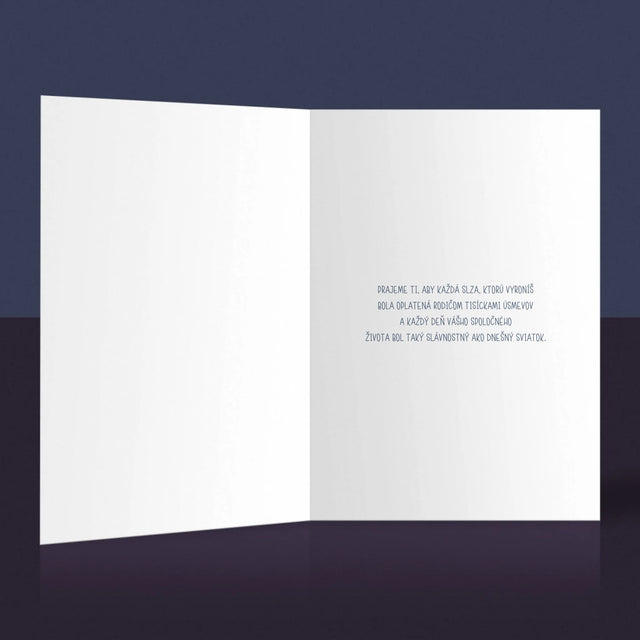 Fotografia A Podpis: Pri Príležitosti Svätého Krstu - Kartička S Prianiami