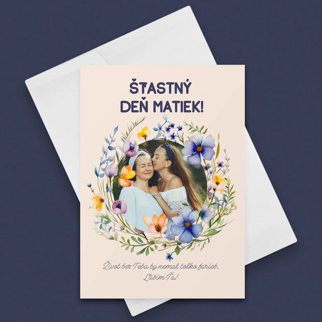 Fotografia A Podpis: Šťastný Deň Matiek - Kartička S Prianiami