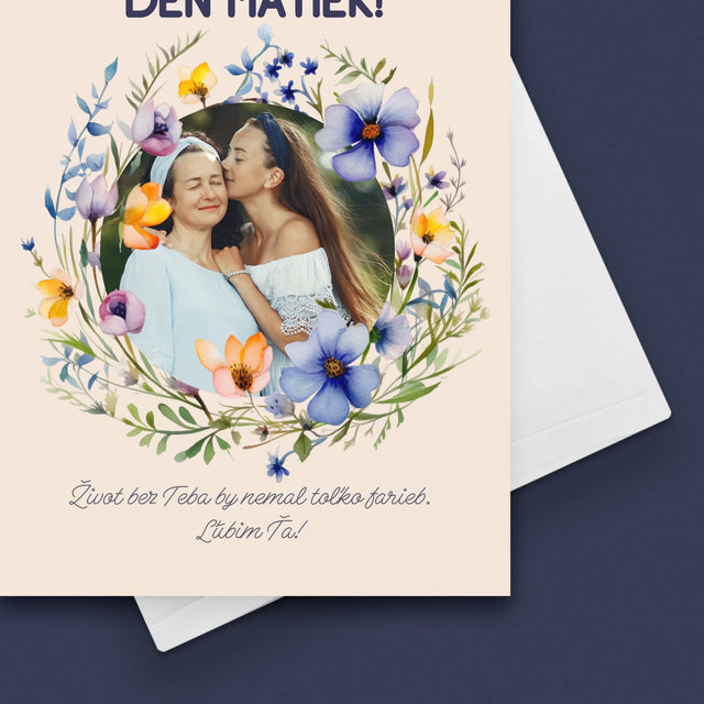Fotografia A Podpis: Šťastný Deň Matiek - Kartička S Prianiami