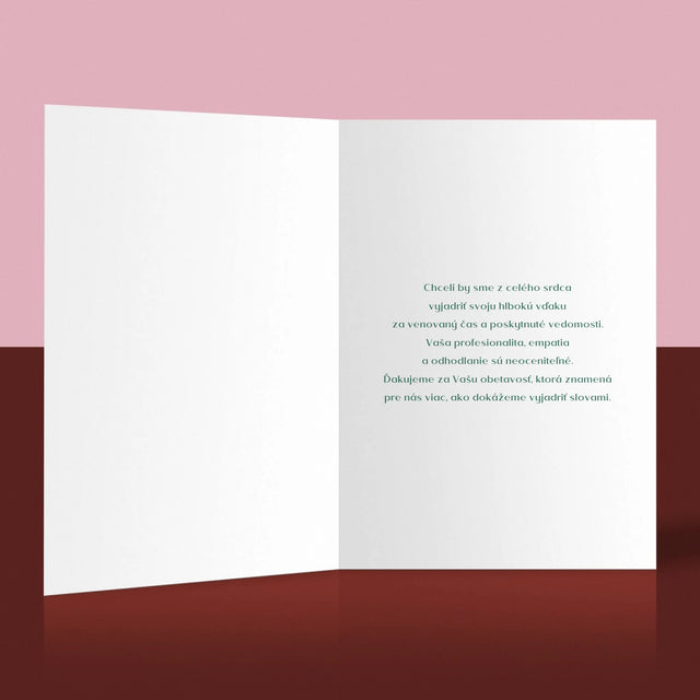 Fotografia A Podpis: Certifikát Najlepšieho Vychovávateľa - Kartička S Prianiami