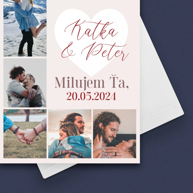 Fotokoláž: Máme Všetko, Kým Máme Seba - Kartička S Prianiami