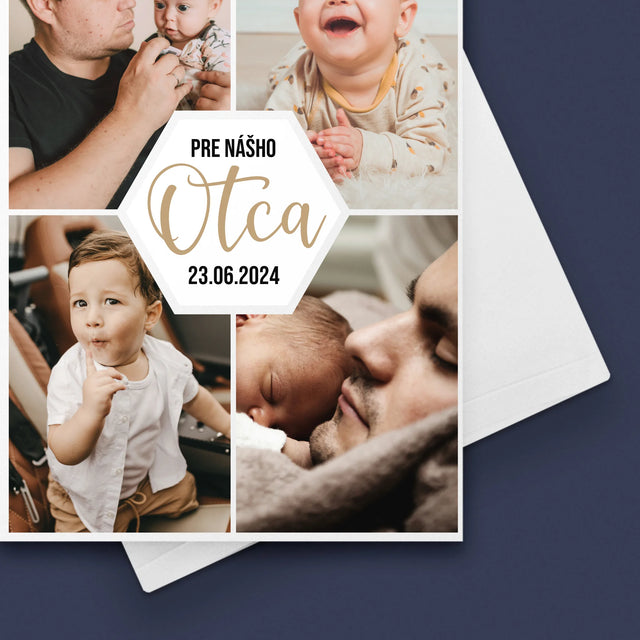 Fotokoláž: Pre Nášho Otca - Kartička S Prianiami