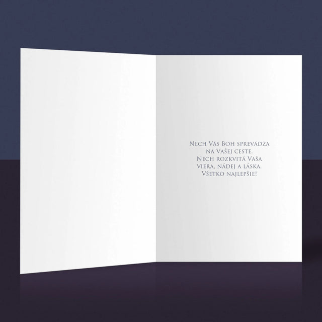 Fotografia A Podpis: Jubileum Služby Bohu A Ľuďom - Kartička S Prianiami