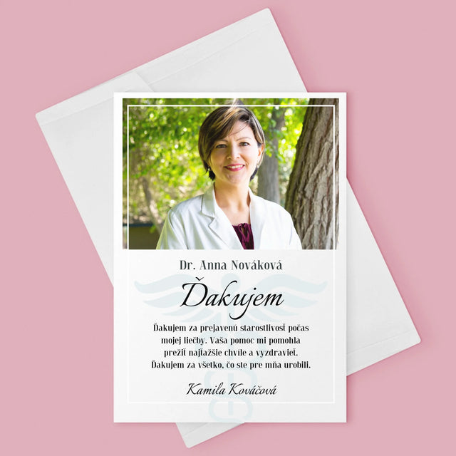 Fotografia A Podpis: Najúžasnejšia Zdravotná Sestra - Kartička S Prianiami