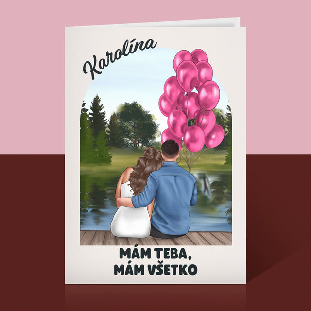 Tvorenie Postavy: Ona A On - Kartička S Prianiami