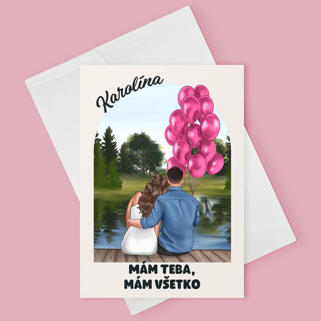 Tvorenie Postavy: Ona A On - Kartička S Prianiami