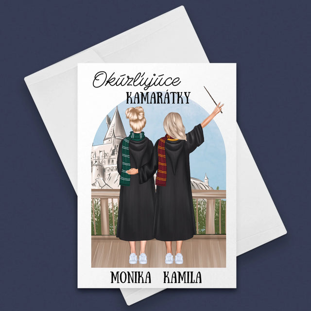 Tvorenie Postavy: Okúzľujúce Kamarátky - Kartička S Prianiami