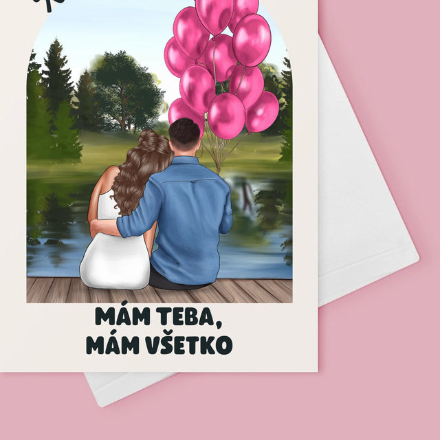 Tvorenie Postavy: Ona A On - Kartička S Prianiami