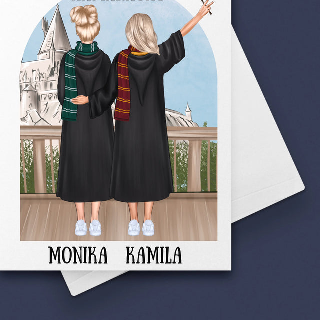 Tvorenie Postavy: Okúzľujúce Kamarátky - Kartička S Prianiami