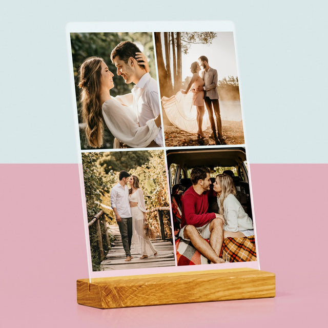 Fotokoláž: 4 Fotografie - Tlač Na Akrylové Sklo (Vertikálne)