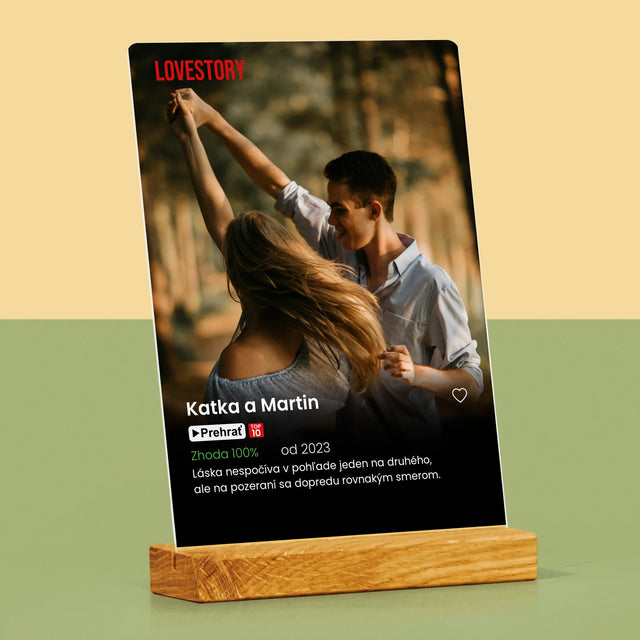 Fotografia A Podpis: Plagát Netflix - Tlač Na Akrylové Sklo (Vertikálne)