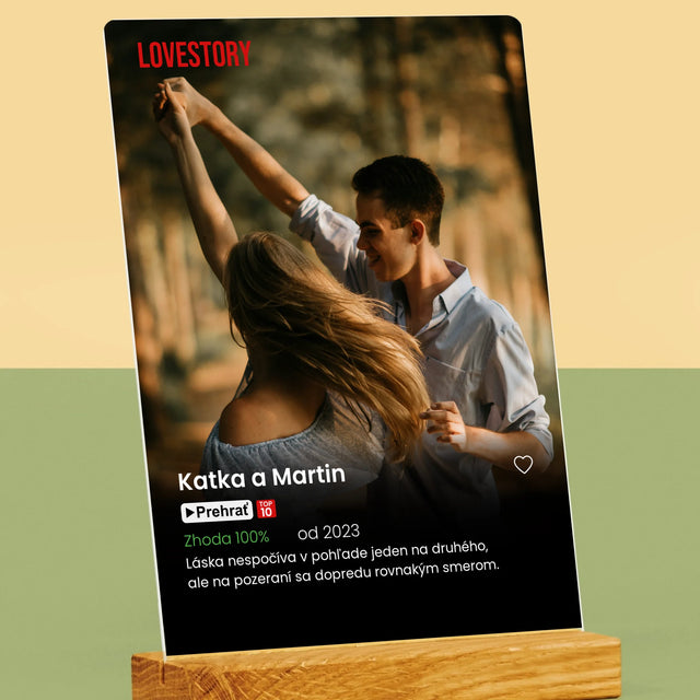 Fotografia A Podpis: Plagát Netflix - Tlač Na Akrylové Sklo (Vertikálne)