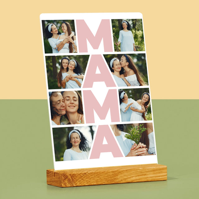 Fotokoláž: Mama Fotokoláž - Tlač Na Akrylové Sklo (Vertikálne)