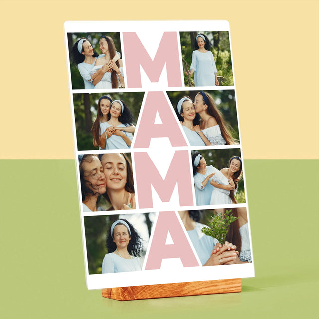 Fotokoláž: Mama Fotokoláž - Tlač Na Akrylové Sklo (Vertikálne)