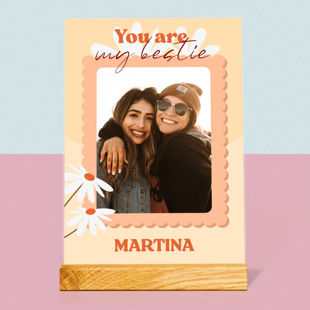 Fotokoláž: Fotografia Besties - Tlač Na Akrylové Sklo (Vertikálne)