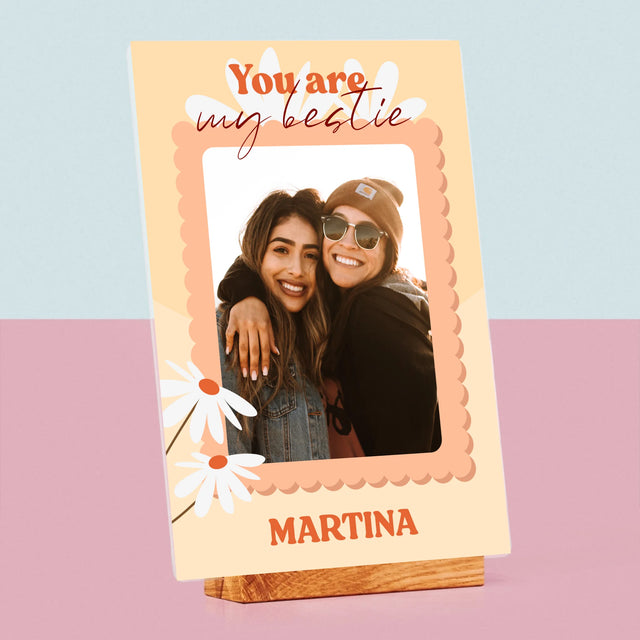 Fotokoláž: Fotografia Besties - Tlač Na Akrylové Sklo (Vertikálne)