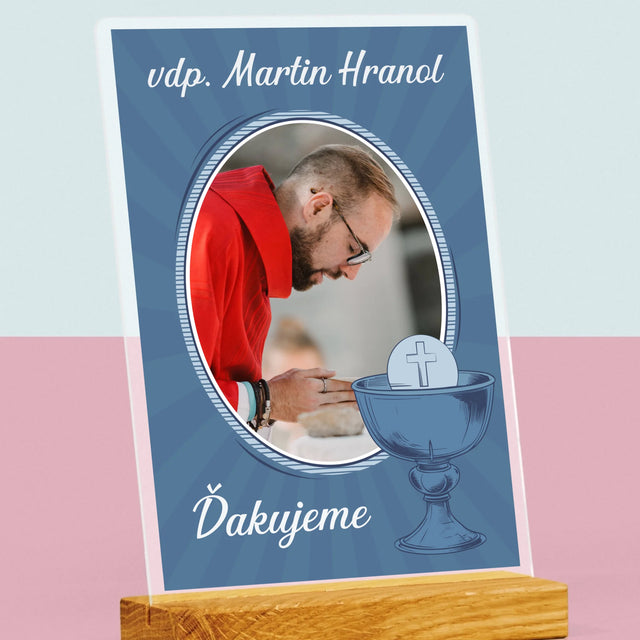 Meno A Podpis: Ďakujeme Vám - Tlač Na Akrylové Sklo (Vertikálne)
