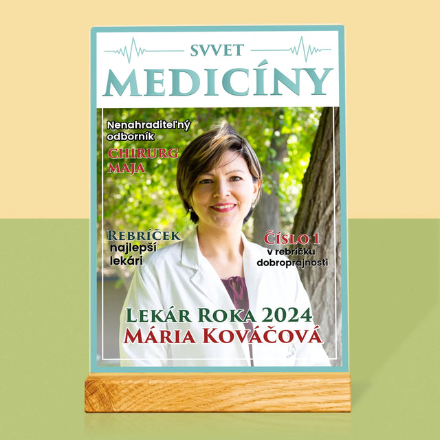 Obálka Časopisu: Svet Medicíny - Tlač Na Akrylové Sklo (Vertikálne)