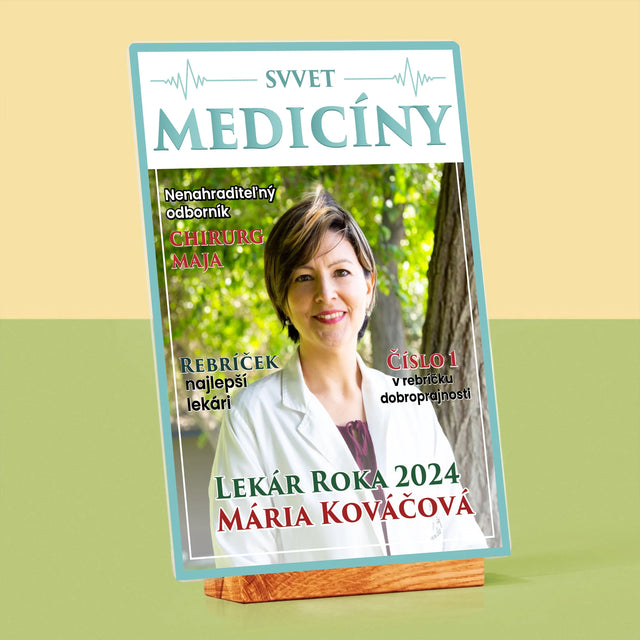 Obálka Časopisu: Svet Medicíny - Tlač Na Akrylové Sklo (Vertikálne)